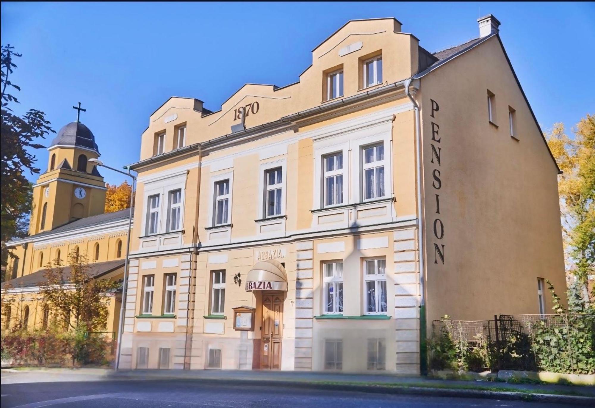 Pension Abbazia Františkovy Lázně Kültér fotó
